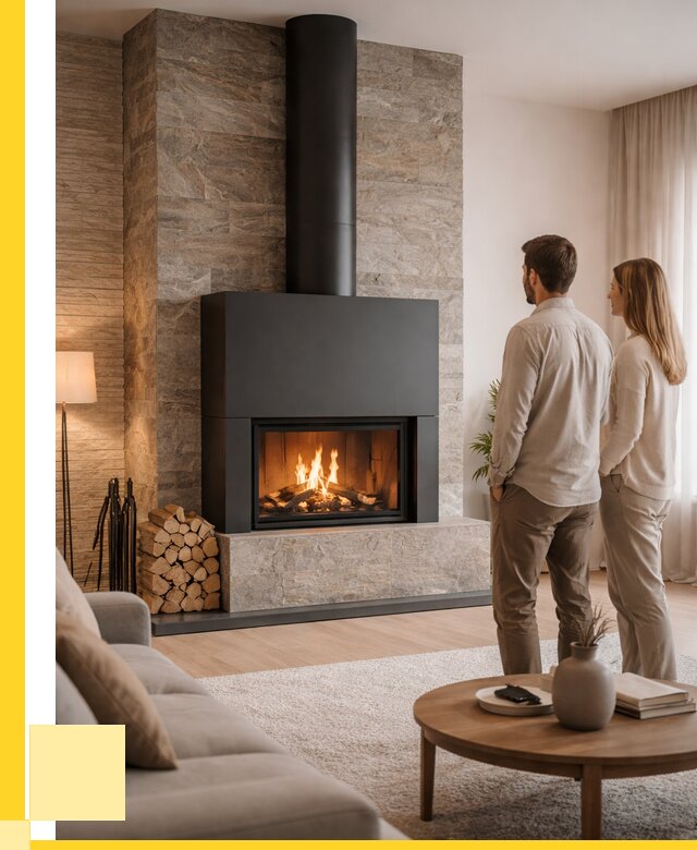 Закрытые камины под ключ в Смоленске от 123060 р., ЭриданСмл