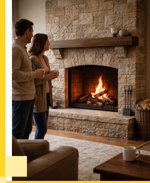 Каменные камины на заказ в Смоленске от 184590 р. | ЭриданСмл