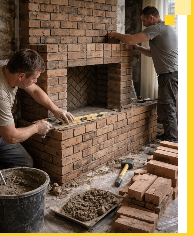 Изготовление и установка кирпичных каминов в Смоленске