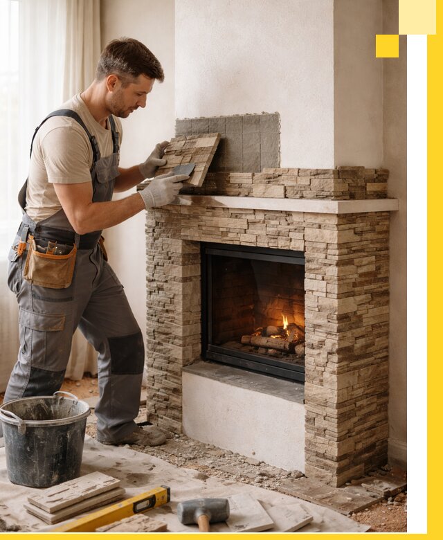 Изготовление и монтаж каминов для дома под ключ в Смоленске