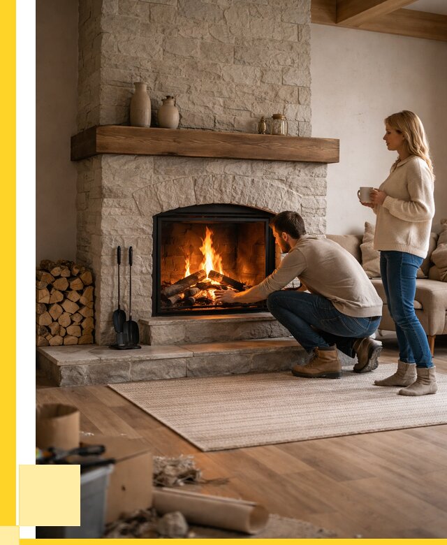 Камины для загородного дома в Смоленске от 358925 р., ЭриданСмл