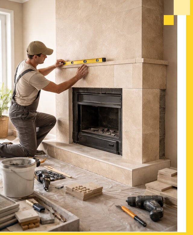 Установка и монтаж каминов в частном доме под ключ в Смоленске