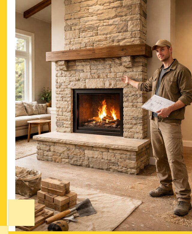 Камины под ключ в Смоленске от 184590 р. | ЭриданСмл — установка