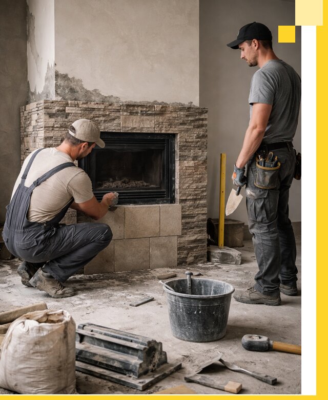 Камины под ключ в Смоленске: проект, изготовление и монтаж