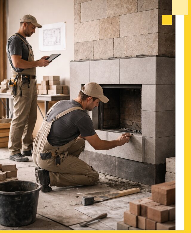 Индивидуальные проекты каминов и каминных систем в Смоленске