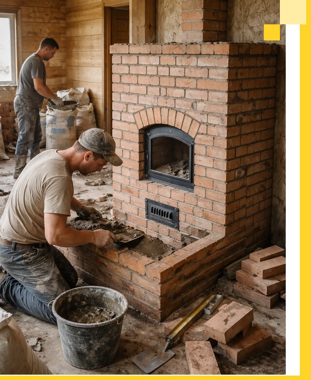 Профессиональное строительство печей в Смоленске под ключ