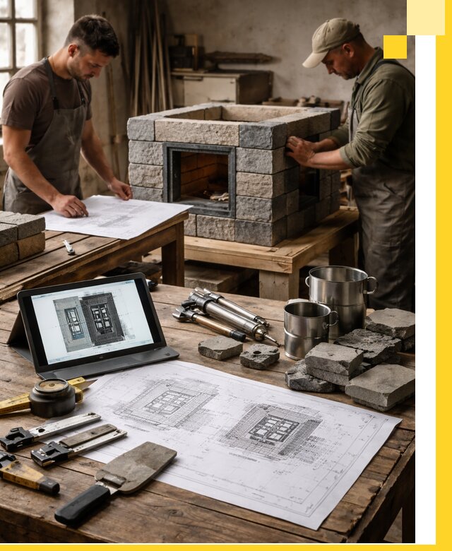 Разработка проектов печей с согласованием и монтажом в Смоленске