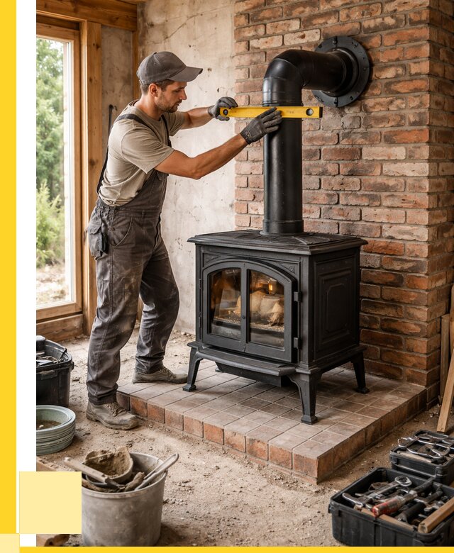 Монтаж печей установка банной печи в Смоленске от 15383 р. | ЭриданСмл