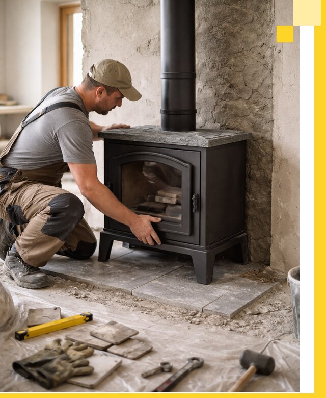 Профессиональный монтаж печей и каминов в Смоленске под ключ