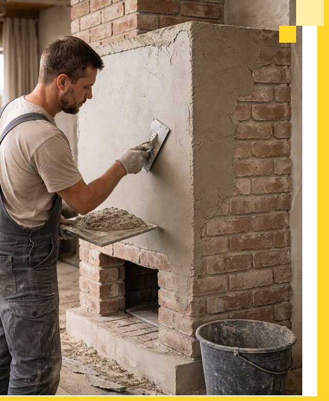 Отделка печей и облицовка каминов в Смоленске под ключ