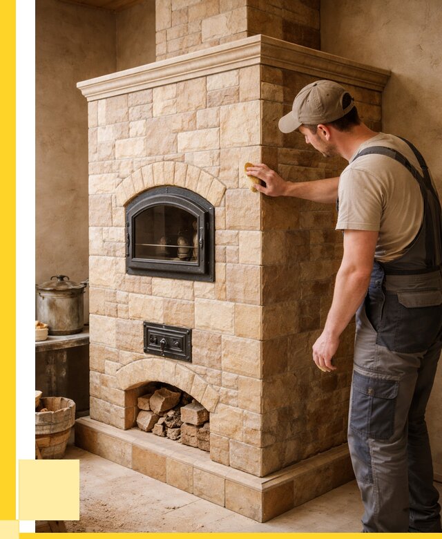 Облицовка печей в Смоленске от 4615 р. под ключ | ЭриданСмл