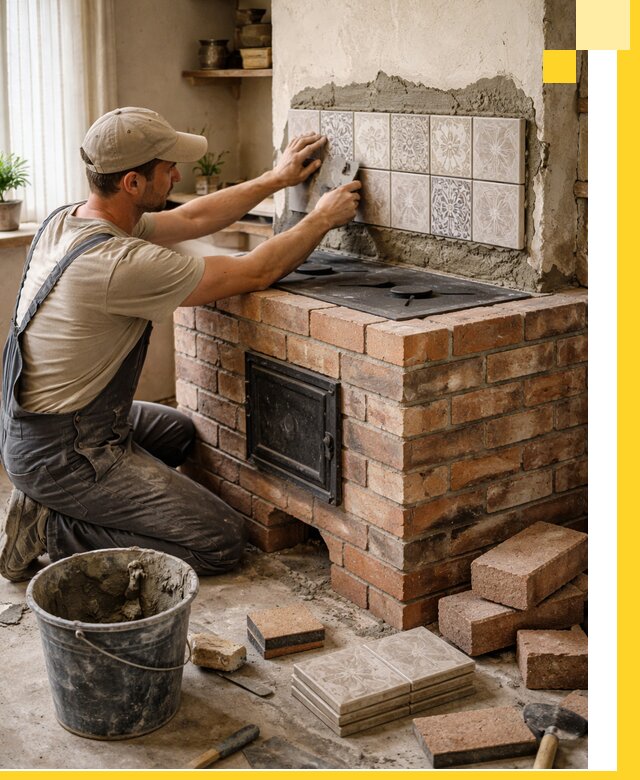 Печи с плитой на заказ монтаж гарантия и сервис в Смоленске