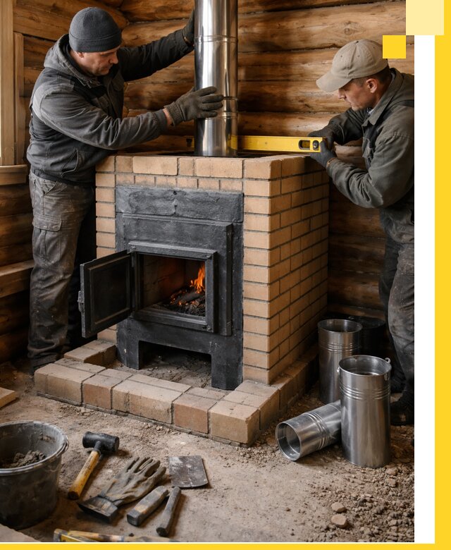 Проектирование, изготовление и установка банных печей в Смоленске