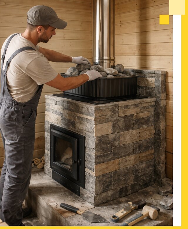 Печи для парной в Смоленске, производство, монтаж и обслуживание