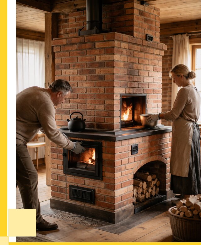 Печи для загородного дома под ключ в Смоленске от 82040 р. | ЭриданСмл