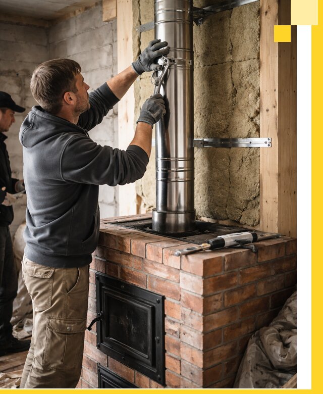 Изготовление и монтаж печей и дымоходов под ключ в Смоленске
