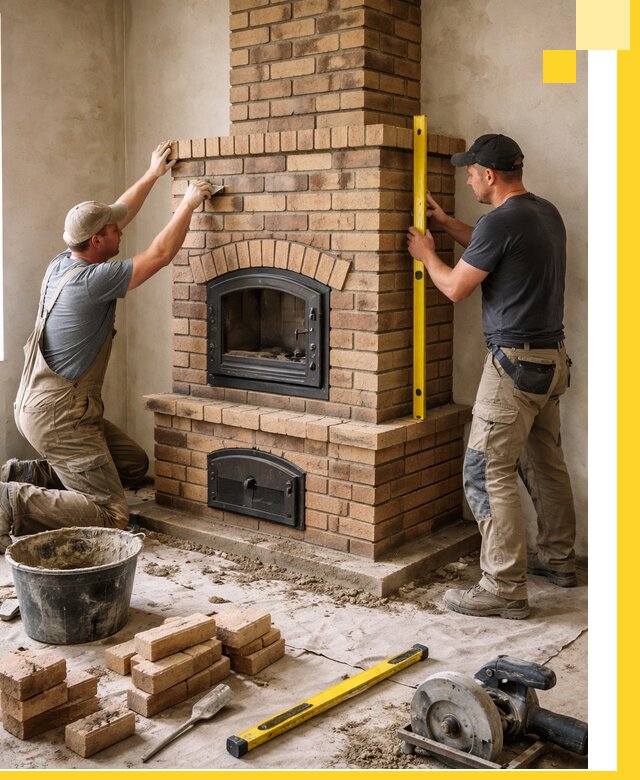 Продажа и установка печей и каминов для дома под ключ в Смоленске