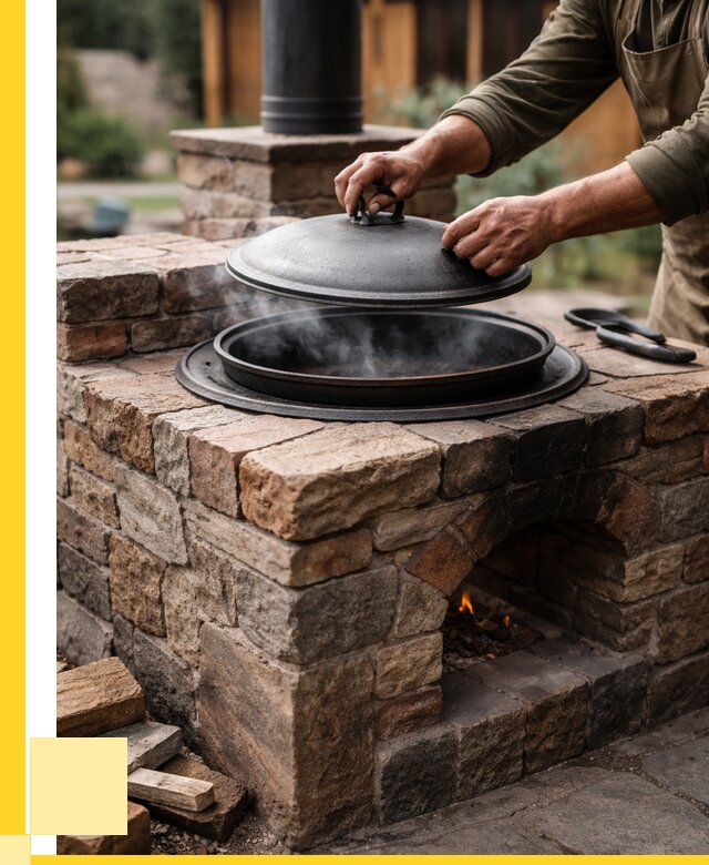 Печи для казана в Смоленске по цене от 18459 р. | ЭриданСмл