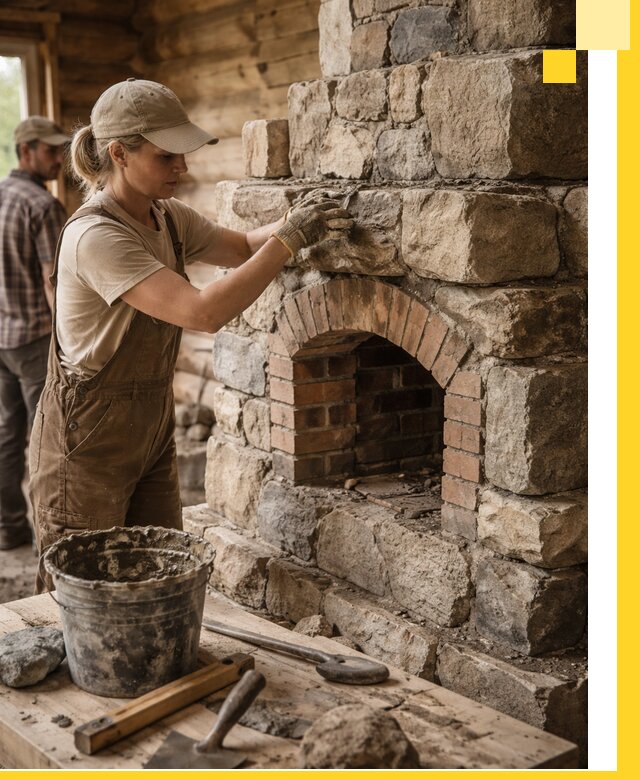 Каменные печи на заказ и монтаж в Смоленске, долговечные решения