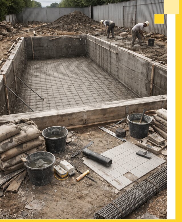 Строительство бассейнов под ключ в Смоленске, дизайн и монтаж