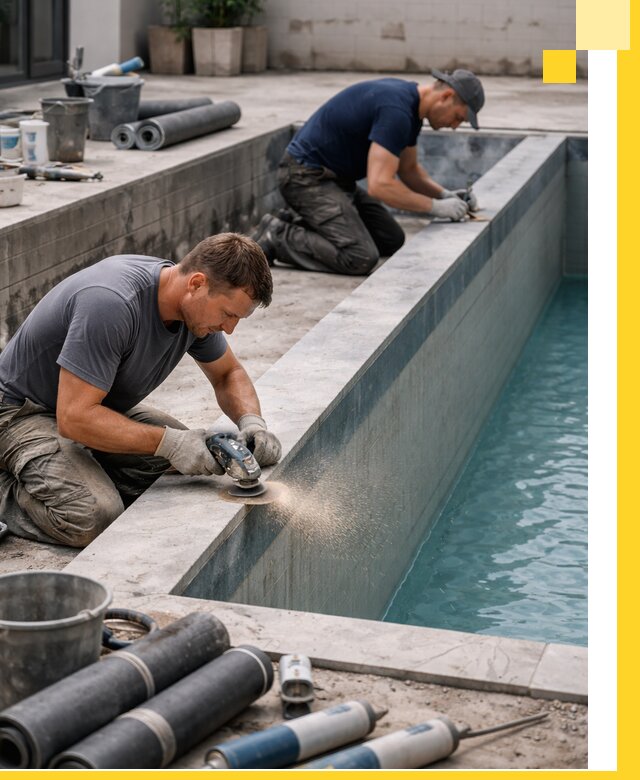 Профессиональный ремонт бассейнов под ключ в Смоленске