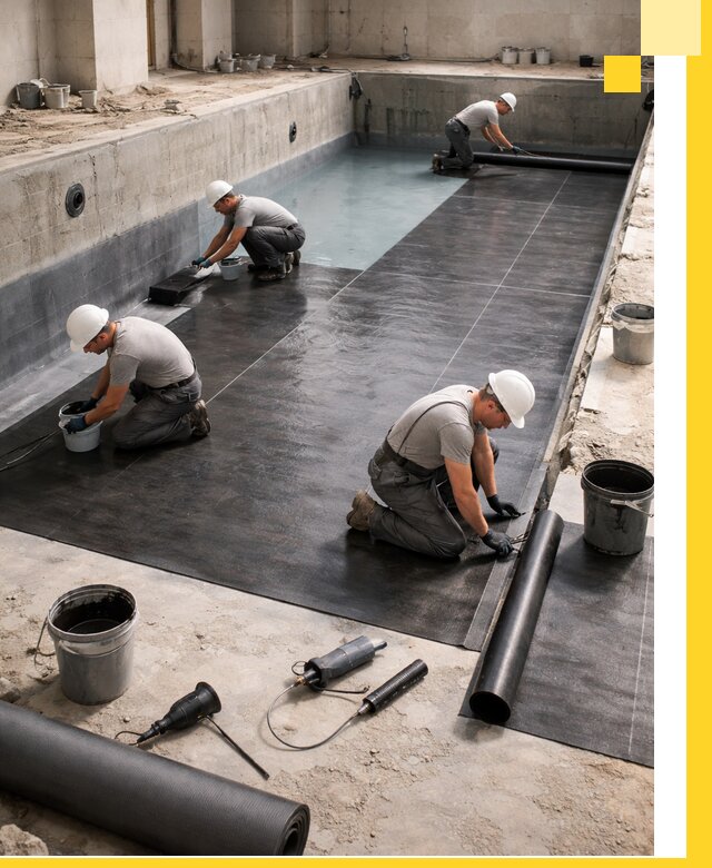 Профессиональная гидроизоляция бассейнов и чаш в Смоленске под ключ