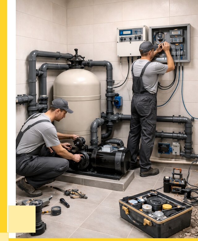 Монтаж оборудования для бассейнов в Смоленске от 41020 р. | ЭриданСмл