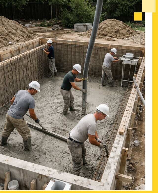 Строительство бетонных бассейнов под ключ в Смоленске