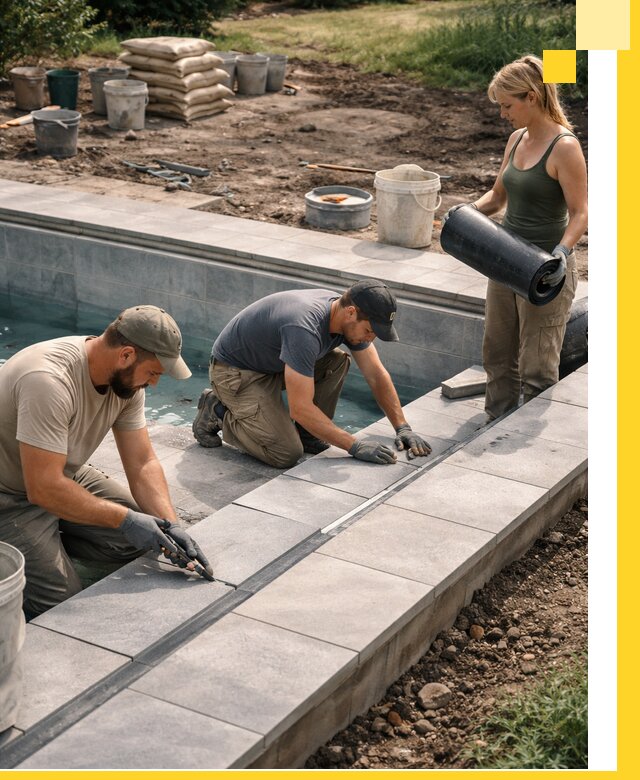 Строительство и монтаж уличных бассейнов под ключ в Смоленске