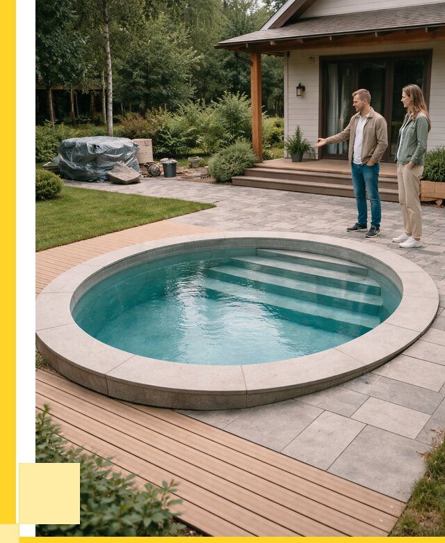 Бассейн на даче под ключ в Смоленске от 205100 р., ЭриданСмл