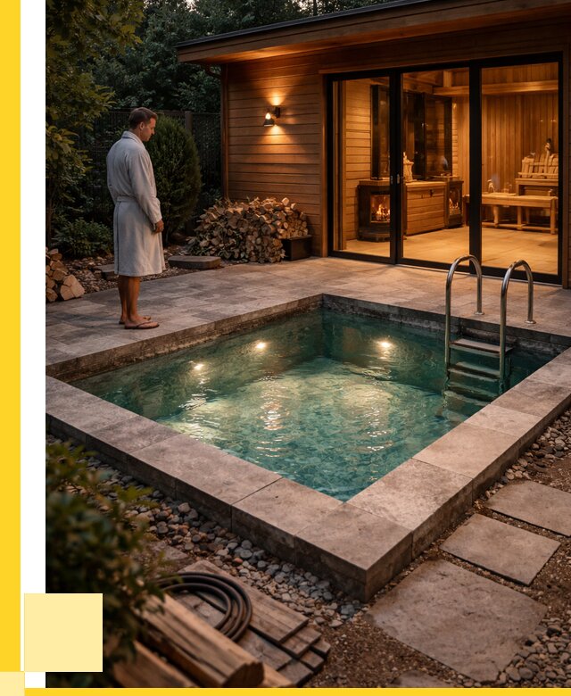 Бани с бассейном под ключ в Смоленске от 97423 р. | ЭриданСмл