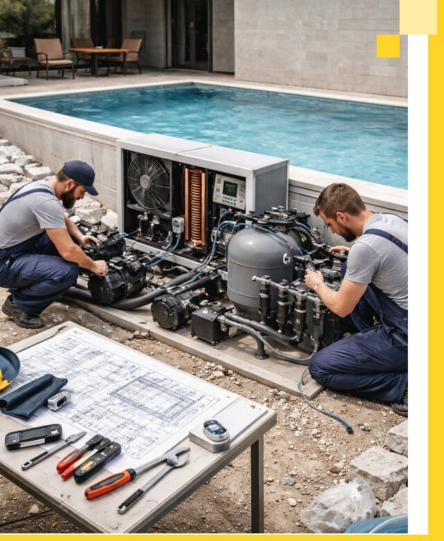 Проектирование и монтаж бассейнов с подогревом в Смоленске