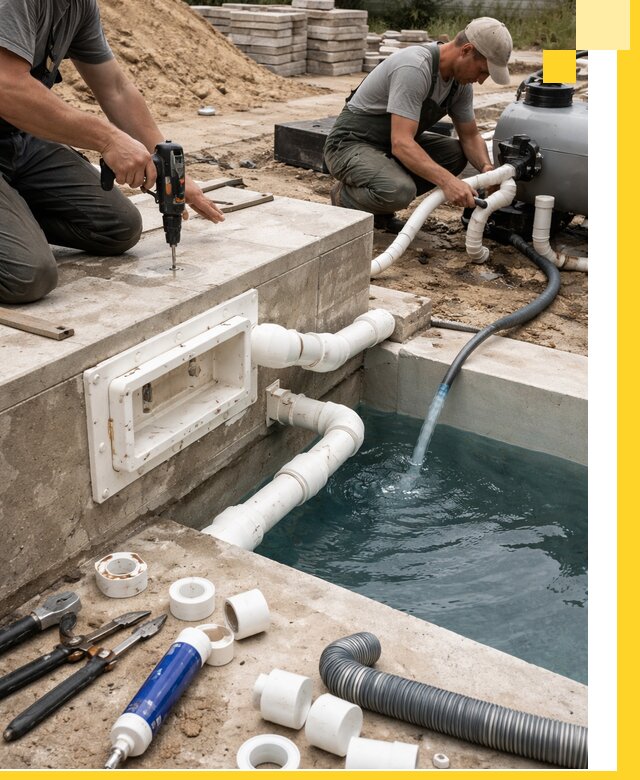 Строительство скиммерных бассейнов под ключ в Смоленске