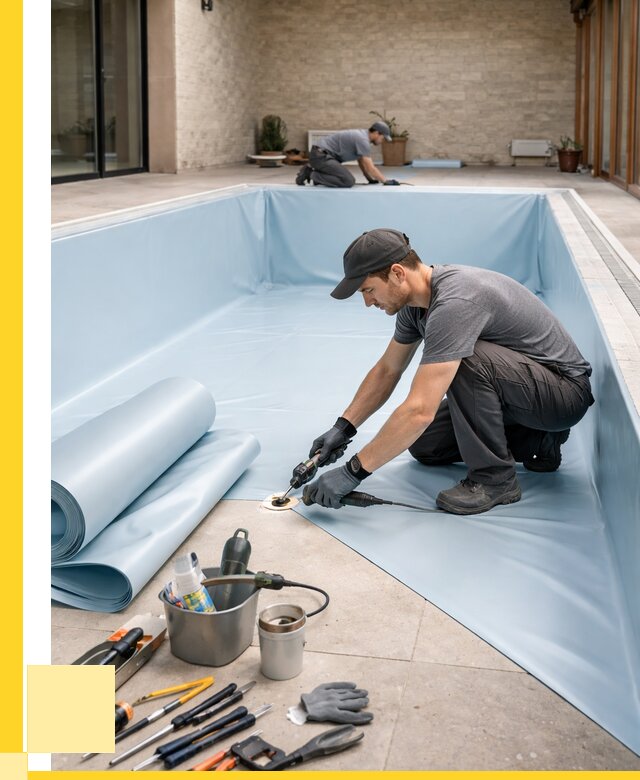 Пленка ПВХ для бассейнов в Смоленске от 2564 р. | ЭриданСмл