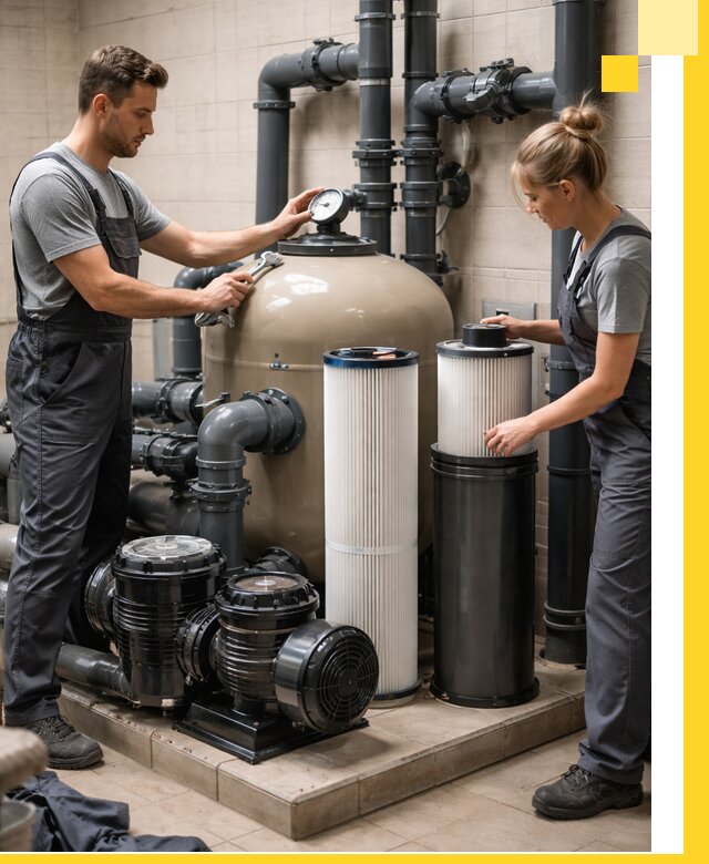 Фильтры и системы фильтрации для бассейнов в Смоленске