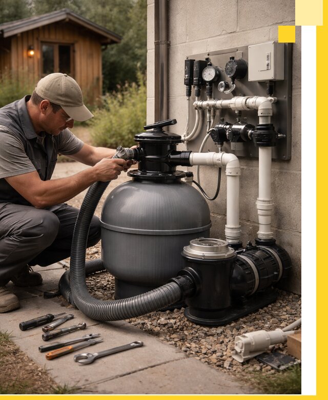 Продажа и монтаж фильтров и насосов для бассейнов в Смоленске