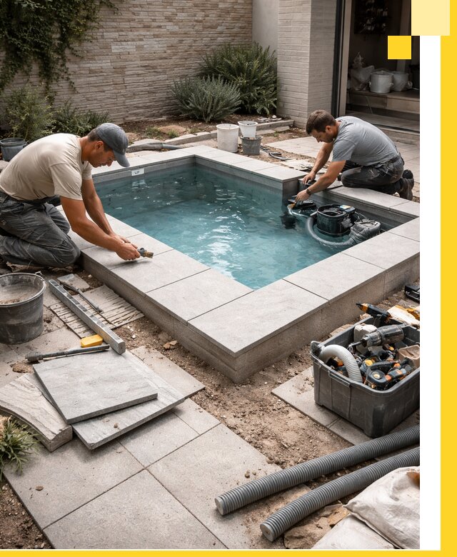 Мини бассейны под ключ в Смоленске, дизайн и установка