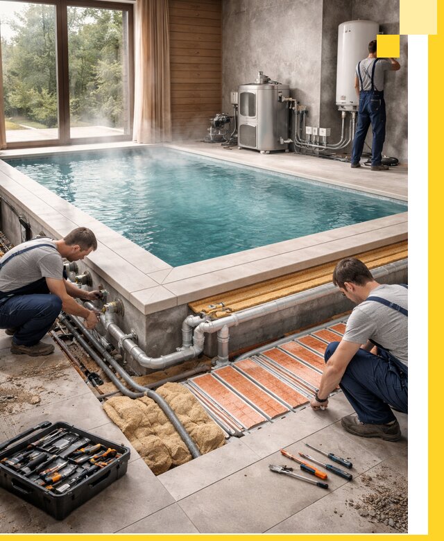 Проектирование и строительство тёплых бассейнов в Смоленске