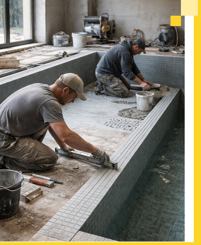 Строительство бассейна в частном доме в Смоленске под ключ