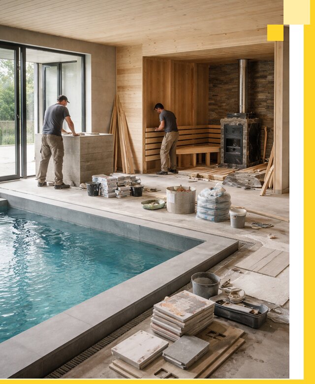 Проектирование и строительство бань с бассейном в Смоленске