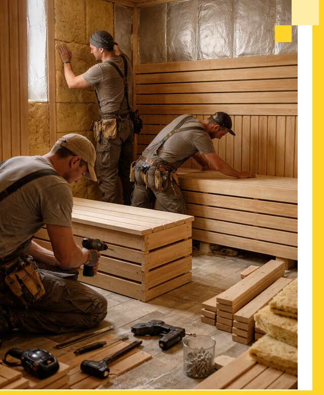 Профессиональное строительство саун под ключ в Смоленске