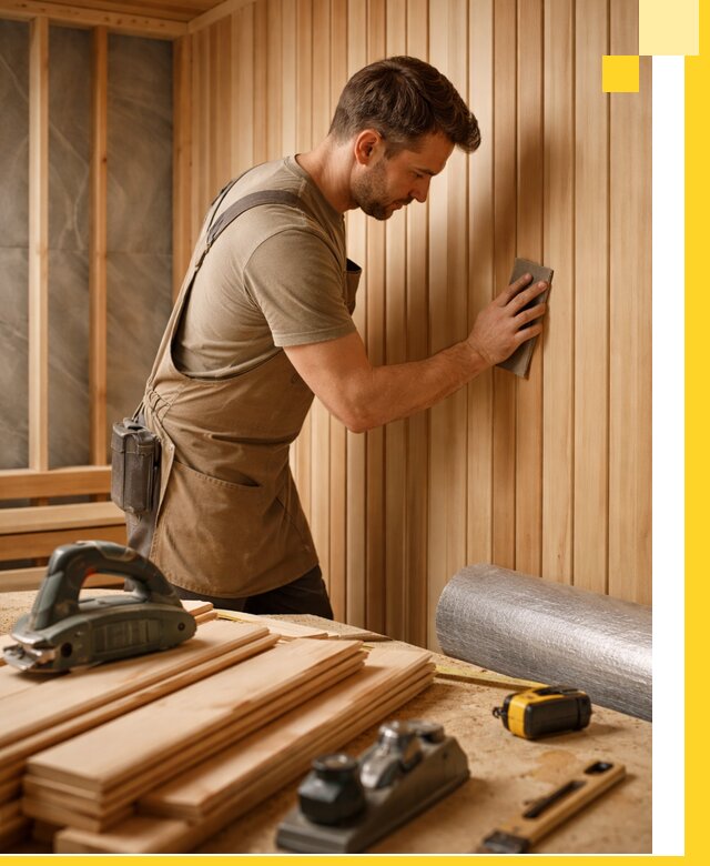 Профессиональная отделка саун и парных под ключ в Смоленске