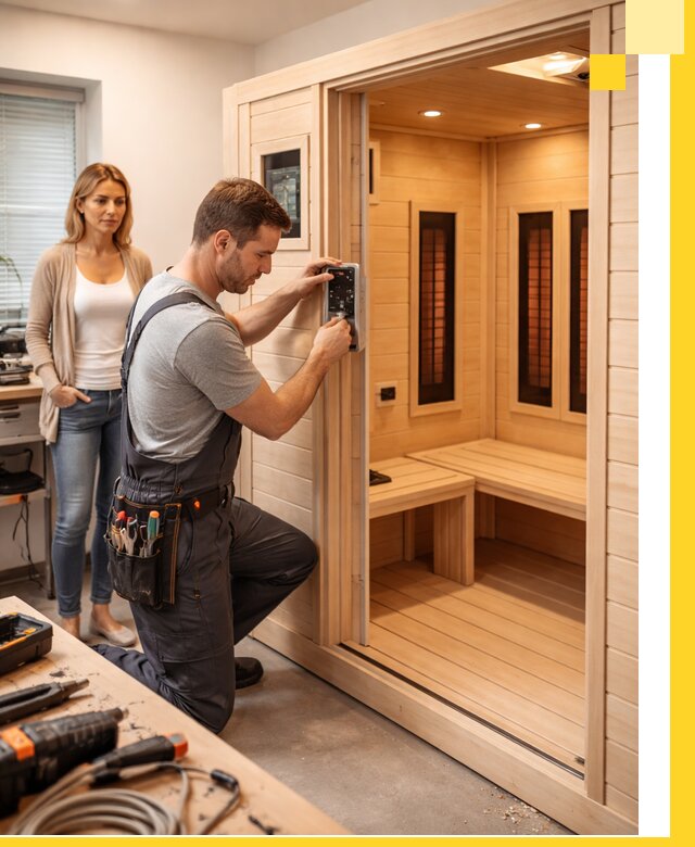 Инфракрасные сауны под ключ в Смоленске продажа и установка