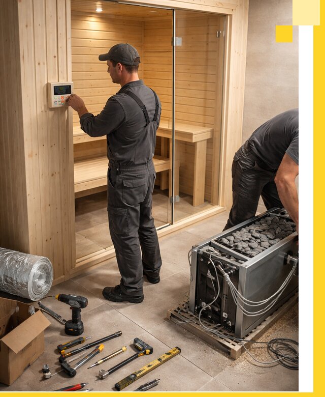 Поставка, установка и монтаж электрических саун в Смоленске