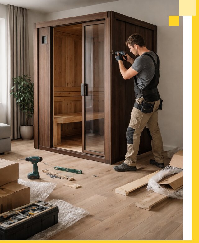 Установка и производство мини саун под ключ в Смоленске