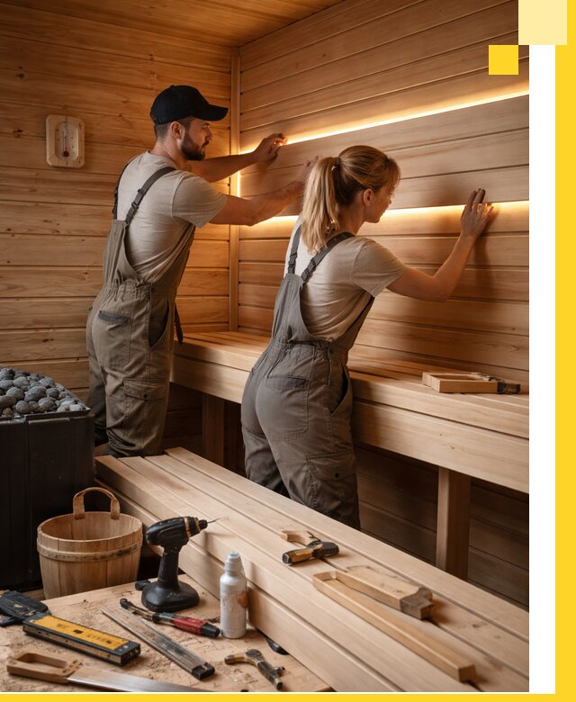 Дизайн саун и бань под ключ с индивидуальным проектом в Смоленске