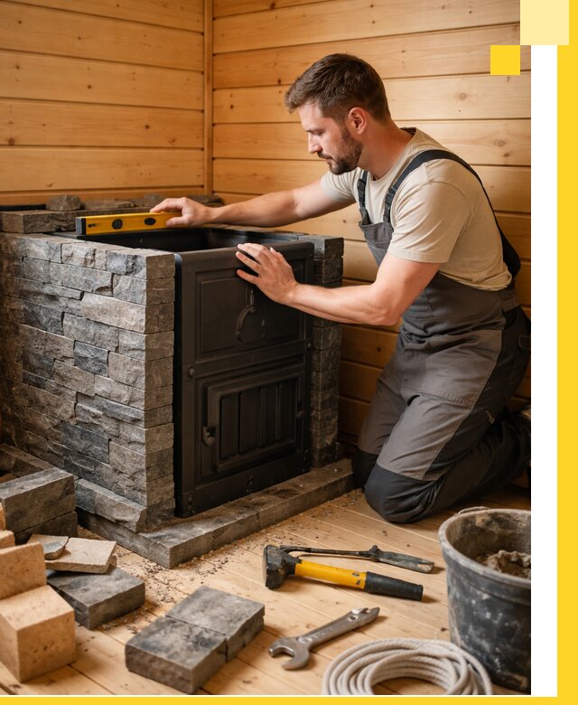 Производство и установка печей для саун под ключ в Смоленске