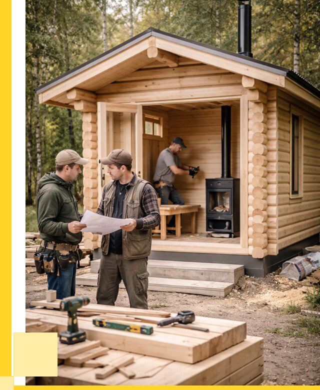 Монтаж бань под ключ в Смоленске — от 205100 р. | ЭриданСмл