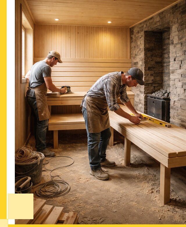 Отделка бани в Смоленске: внутренняя отделка от 3077 р. | ЭриданСмл