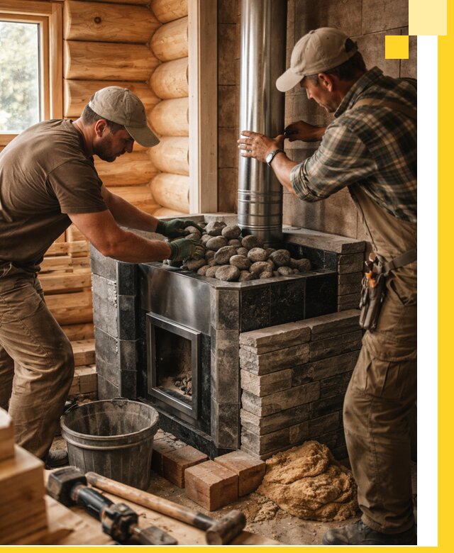 Строительство и отделка русских бань под ключ в Смоленске